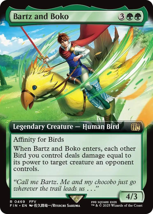 Image for Bartz and Boko (Extended Art) (469) - Magic: The Gathering