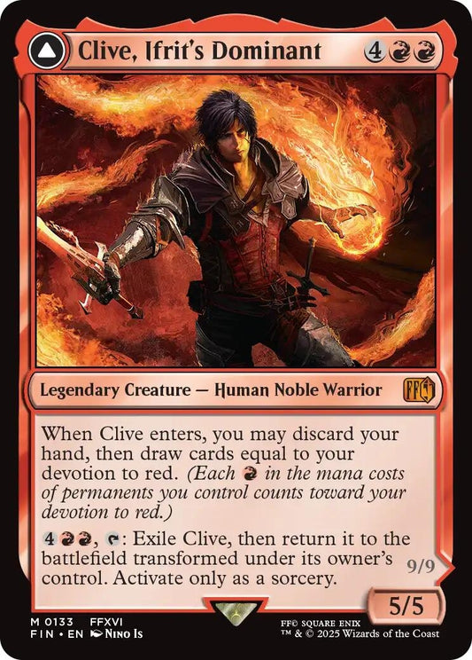Image for Clive, Ifrit's Dominant (133) - Magic: The Gathering