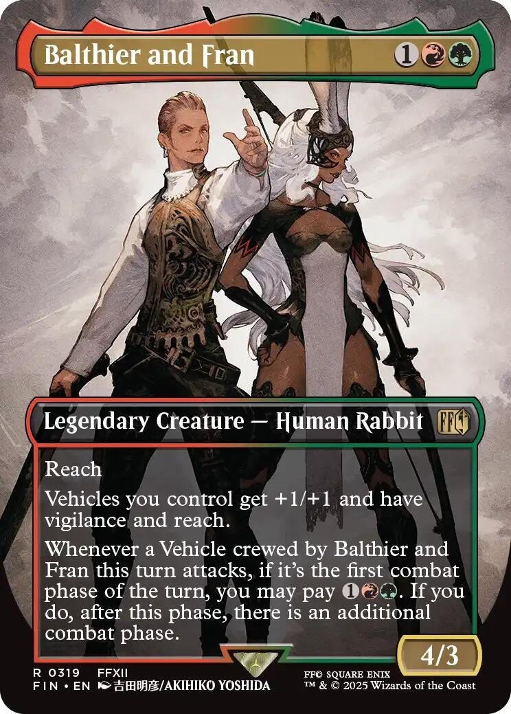 Image for Balthier and Fran (Borderless) (0319) (319) - Magic: The Gathering