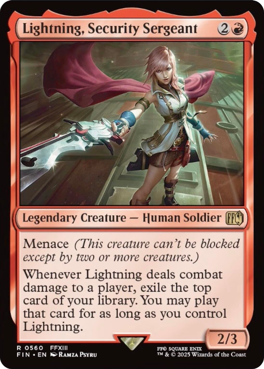 Image for Lightning, Security Sergeant (560) - Magic: The Gathering
