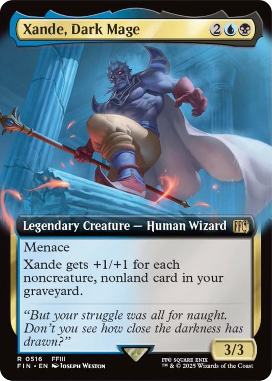 Image for Xande, Dark Mage (Extended Art) (516) - Magic: The Gathering