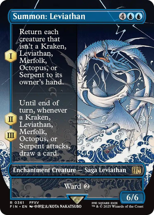 Image for Summon: Leviathan (Borderless) (361) - Magic: The Gathering
