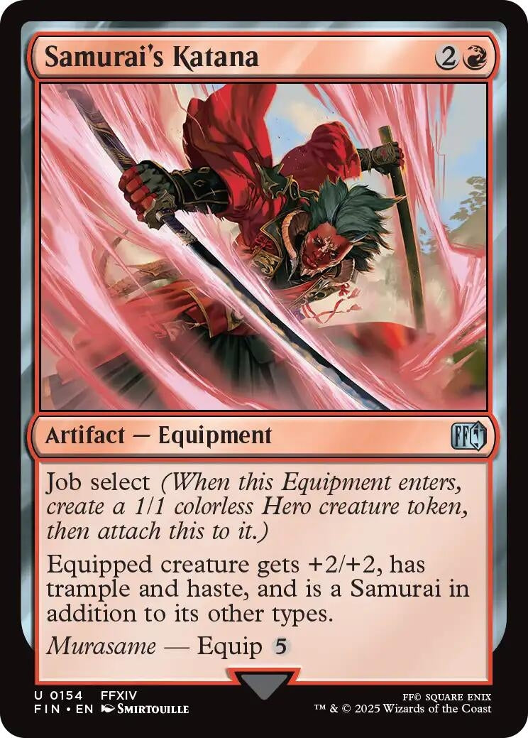 Image for Samurai's Katana (154) - Magic: The Gathering