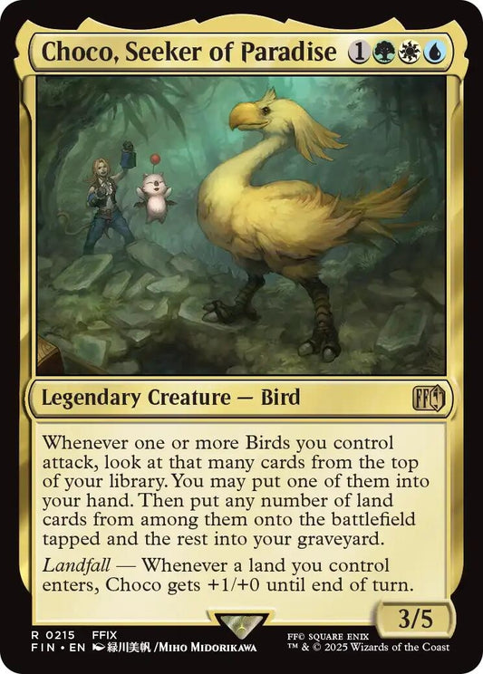 Image for Choco, Seeker of Paradise (215) - Magic: The Gathering