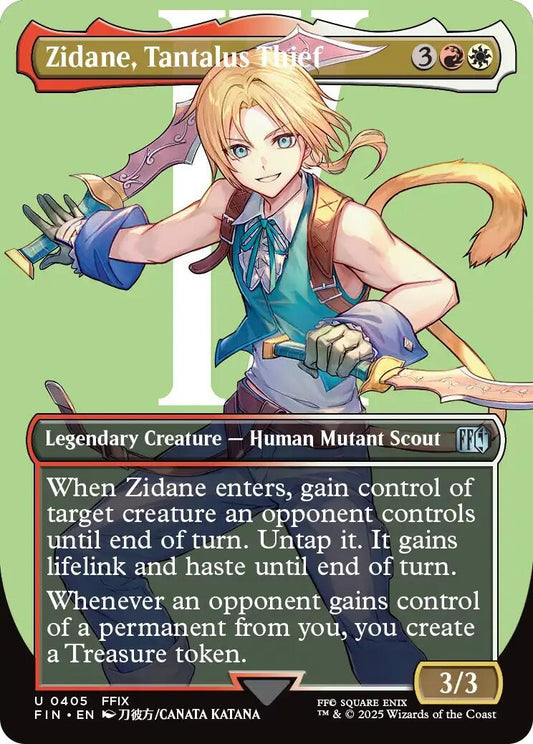 Image for Zidane, Tantalus Thief (Borderless) (405) - Magic: The Gathering