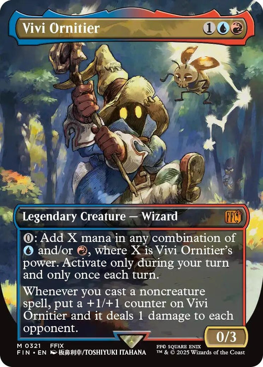 Image for Vivi Ornitier (Borderless) (321) - Magic: The Gathering
