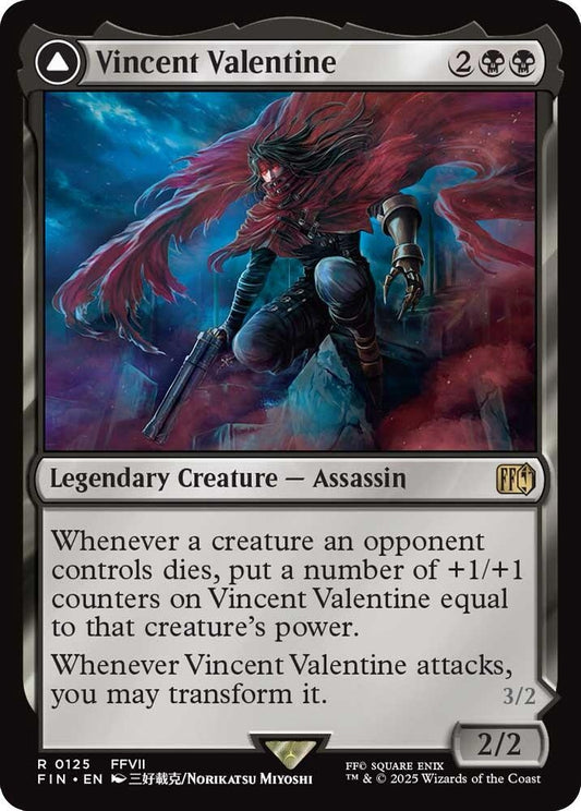 Image for Vincent Valentine (125) - Magic: The Gathering