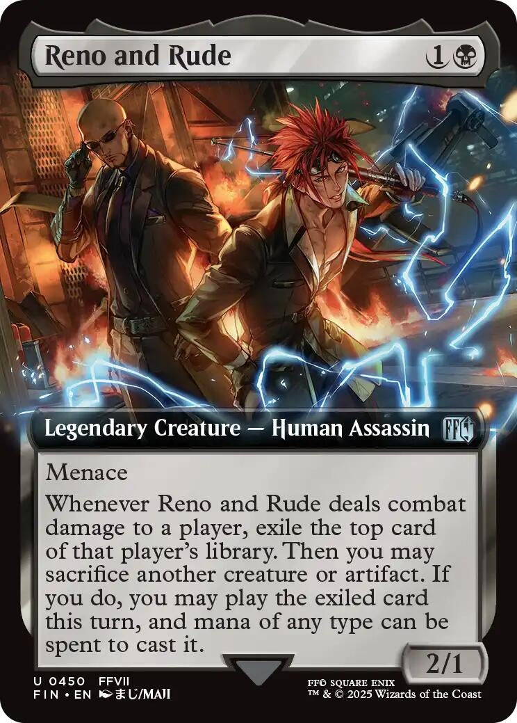 Image for Reno and Rude (Extended Art) (450) - Magic: The Gathering