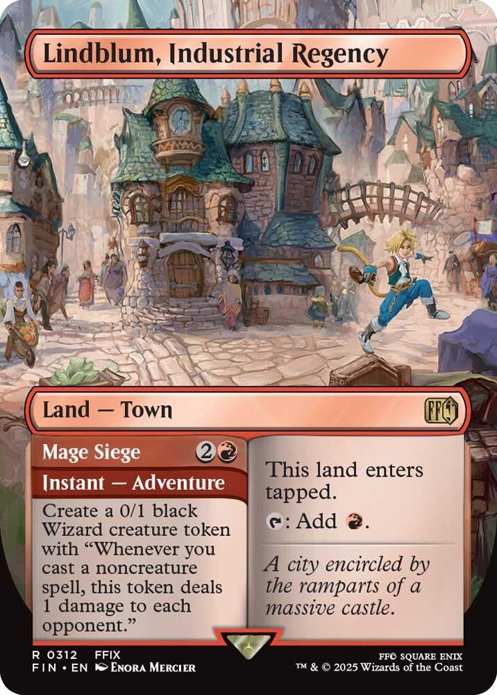 Image for Lindblum, Industrial Regency (Borderless) (312) - Magic: The Gathering