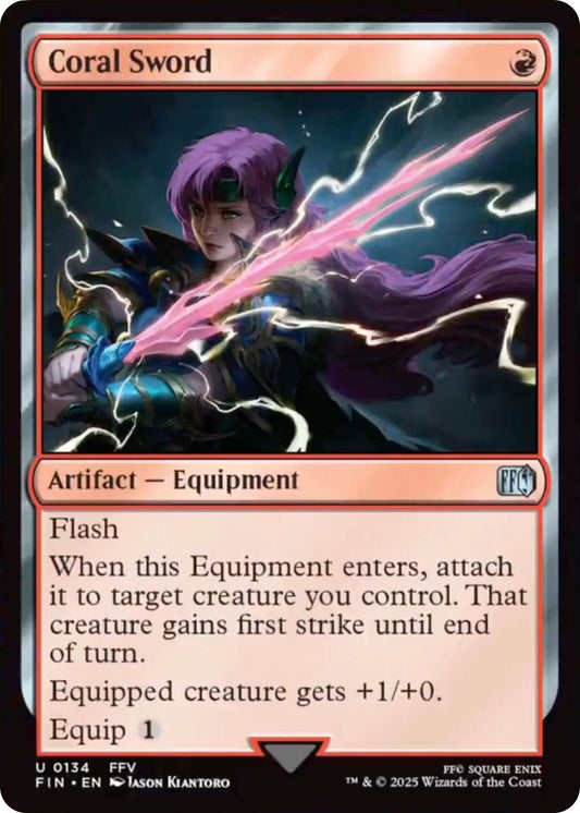 Image for Coral Sword (134) - Magic: The Gathering