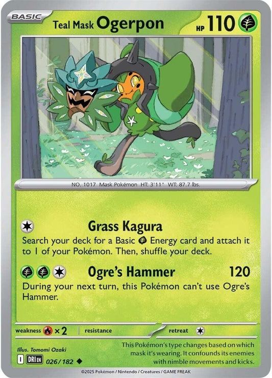 Teal Mask Ogerpon (026/182)