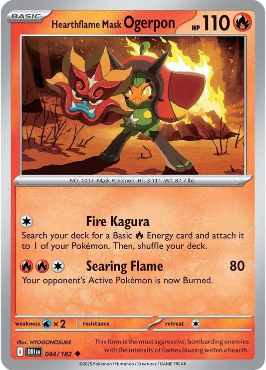 Hearthflame Mask Ogerpon (044/182)