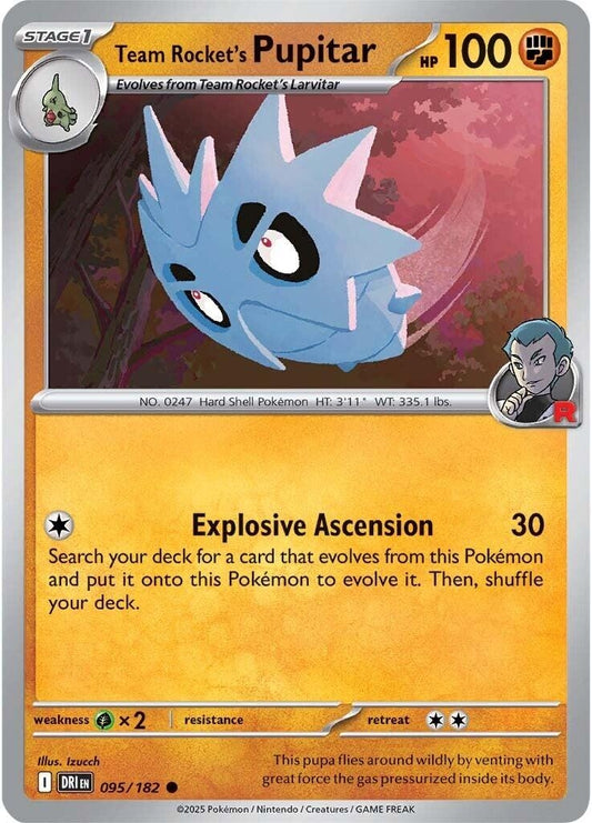 Team Rocket's Pupitar (095/182)