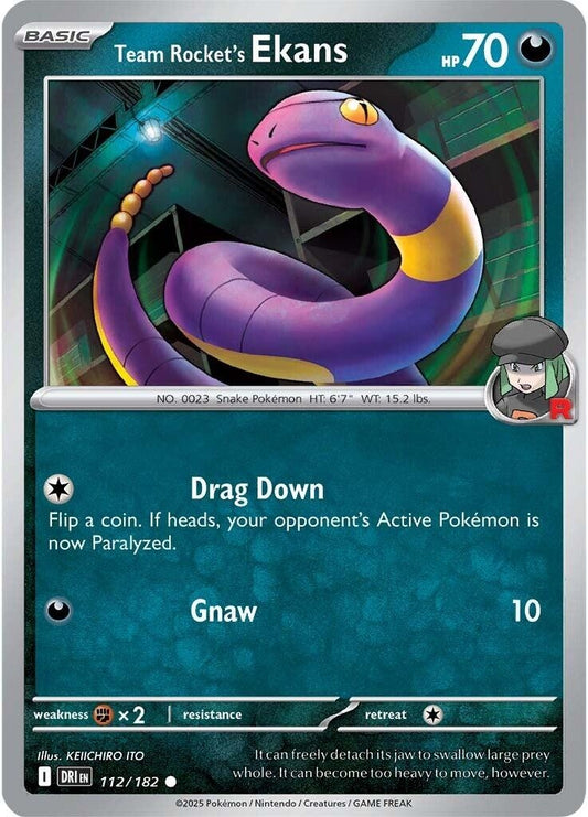 Team Rocket's Ekans (112/182)