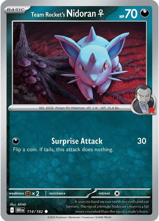 Team Rocket's Nidoran (114/182)