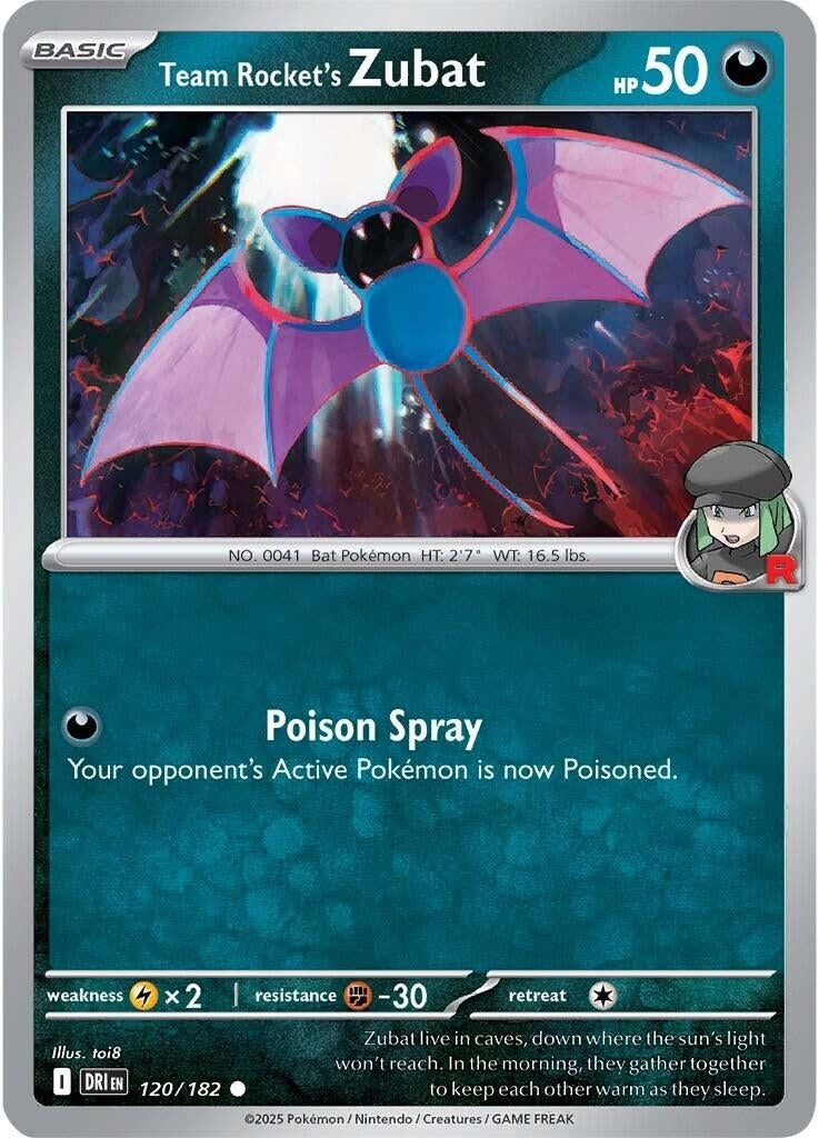 Team Rocket's Zubat (120/182)