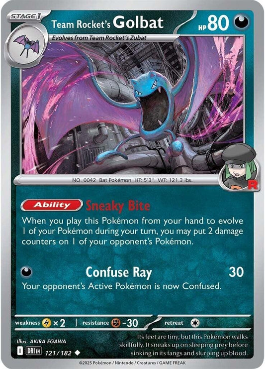 Team Rocket's Golbat (121/182)