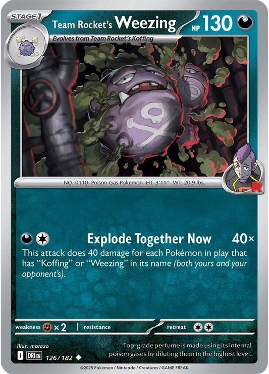 Team Rocket's Weezing (126/182)
