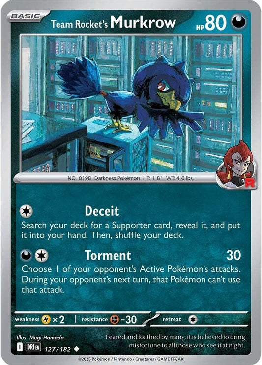 Team Rocket's Murkrow (127/182)