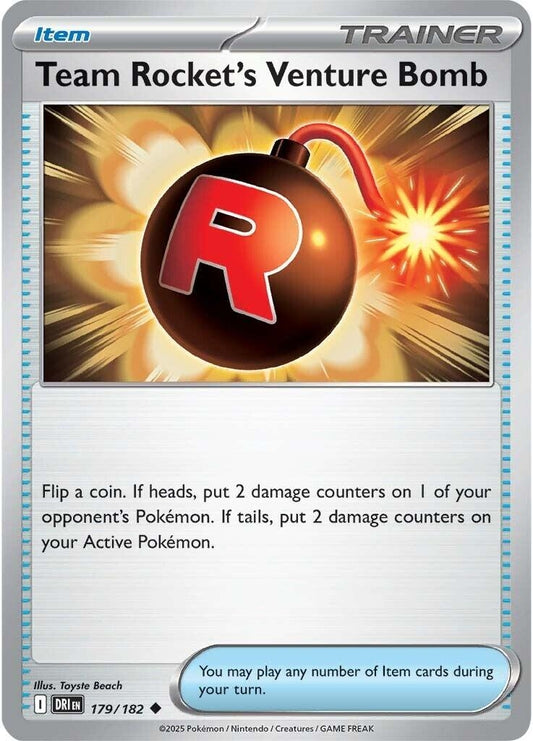 Team Rocket's Venture Bomb (179/182)