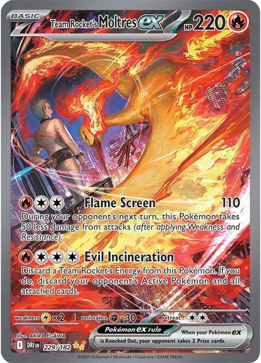 Team Rocket's Moltres ex (229/182)