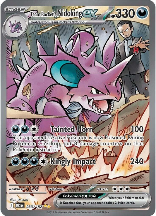Team Rocket's Nidoking ex (233/182)