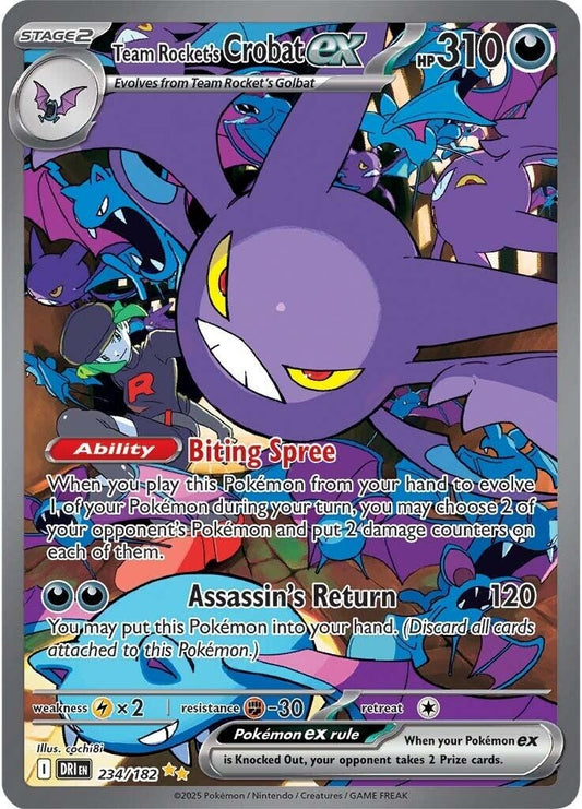 Team Rocket's Crobat ex (234/182)