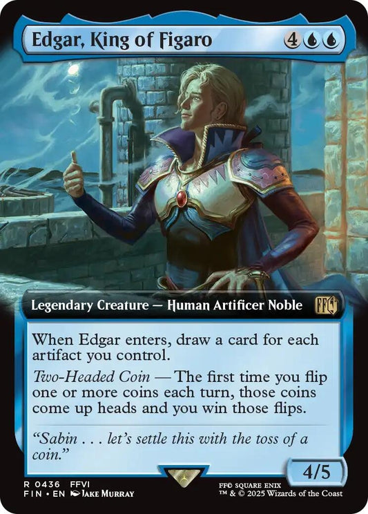 Image for Edgar, King of Figaro (Extended Art) (436) - Magic: The Gathering