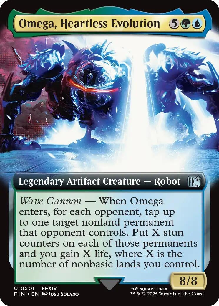 Image for Omega, Heartless Evolution (Extended Art) (501) - Magic: The Gathering