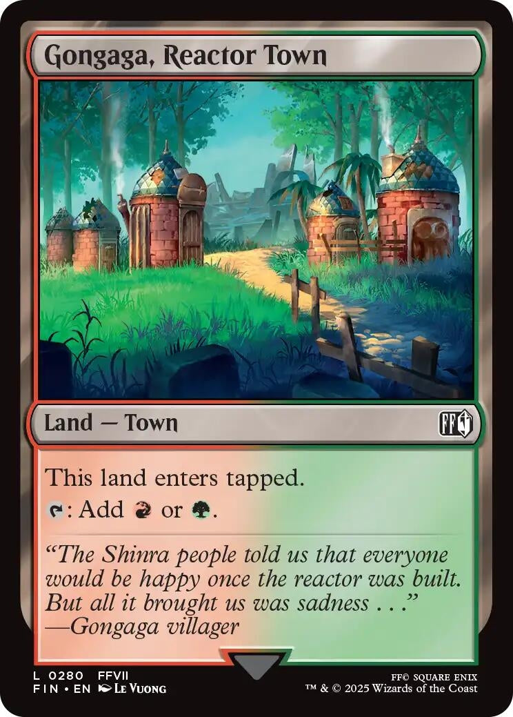 Image for Gongaga, Reactor Town (280) - Magic: The Gathering