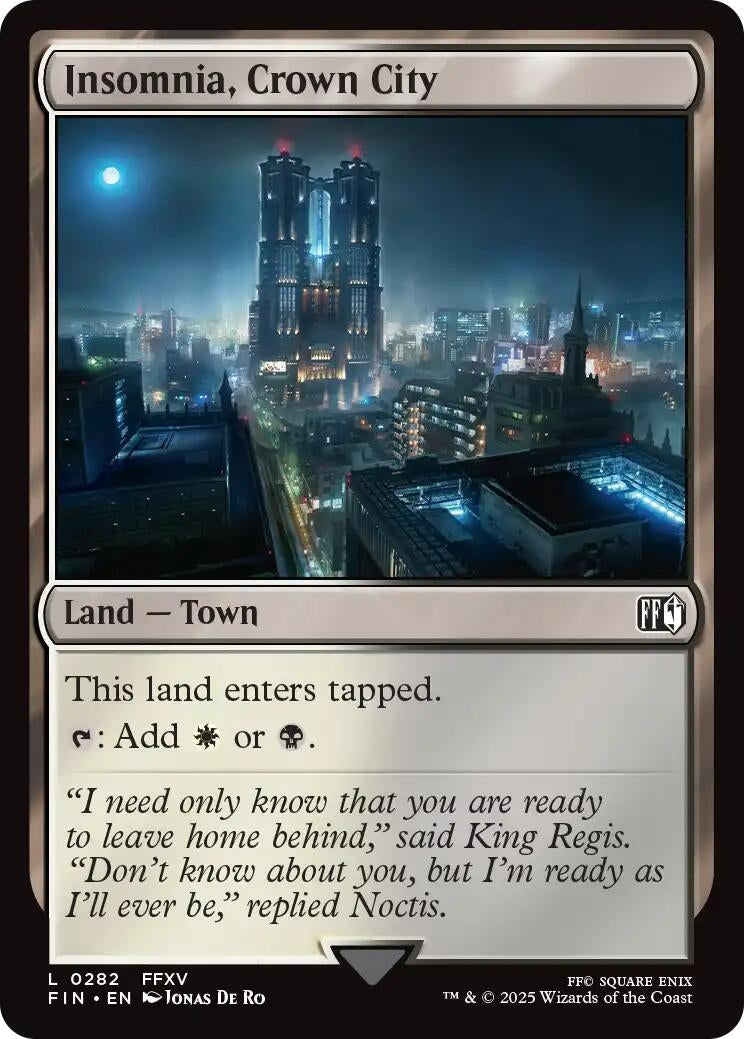 Image for Insomnia, Crown City (282) - Magic: The Gathering