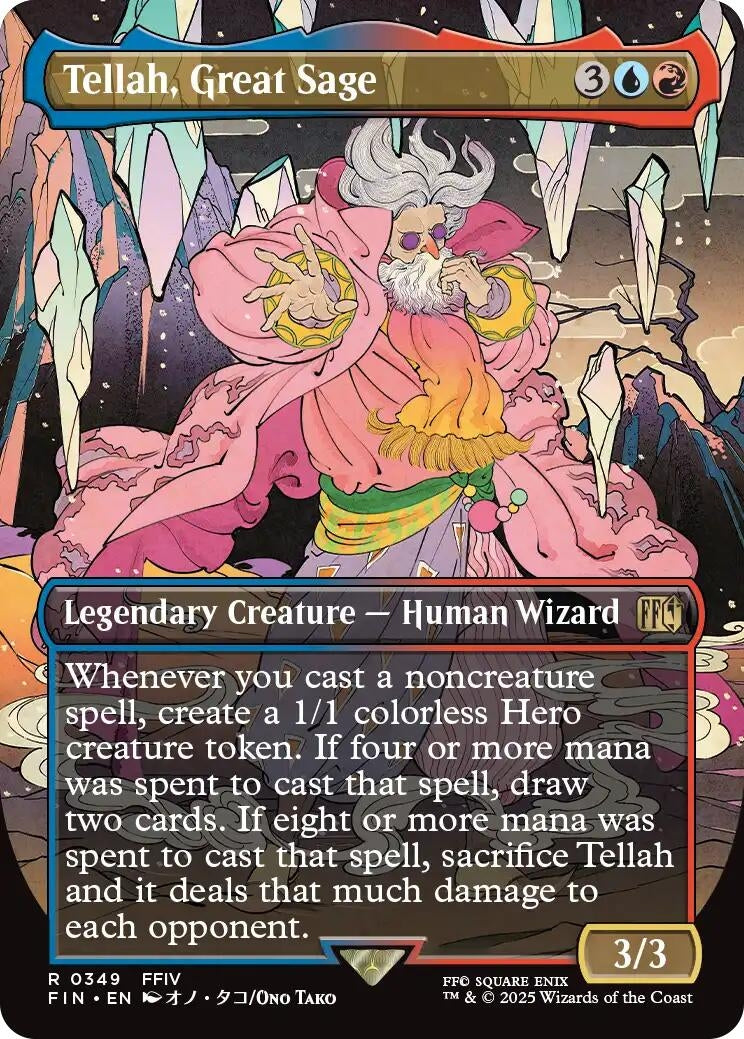 Image for Tellah, Great Sage (Borderless) (349) - Magic: The Gathering