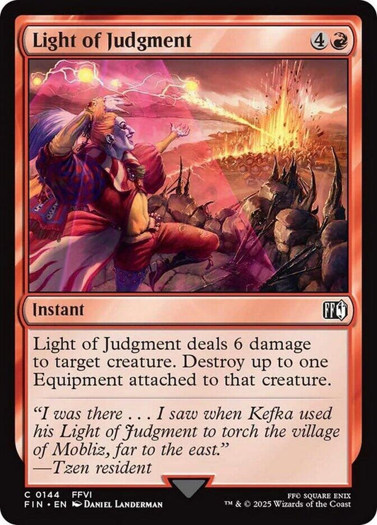 Image for Light of Judgment (144) - Magic: The Gathering