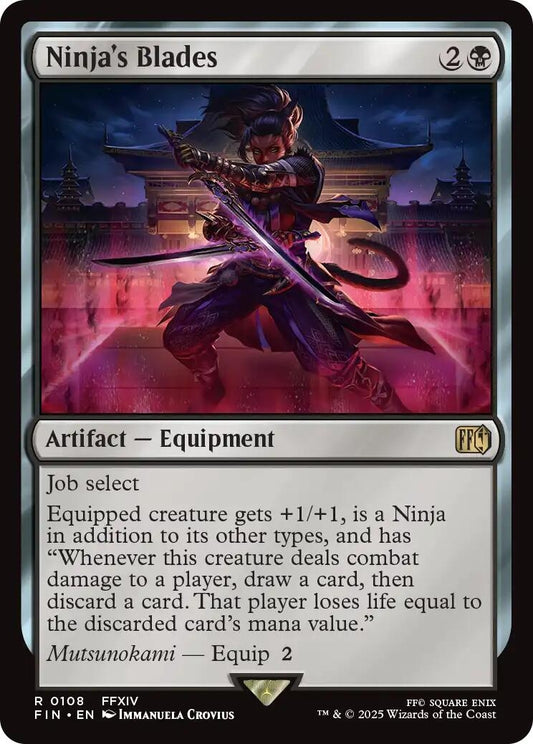 Image for Ninja's Blades (108) - Magic: The Gathering