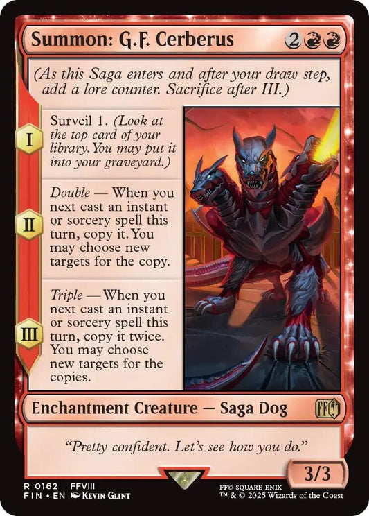 Image for Summon: G.F. Cerberus (162) - Magic: The Gathering