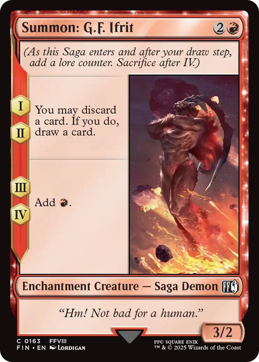 Image for Summon: G.F. Ifrit (163) - Magic: The Gathering