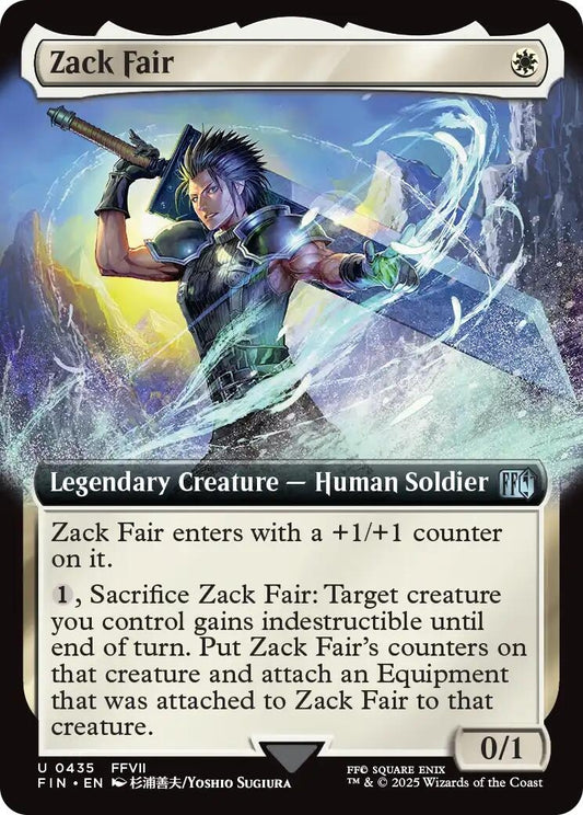 Image for Zack Fair (Extended Art) (435) - Magic: The Gathering