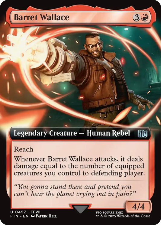 Image for Barret Wallace (Extended Art) (457) - Magic: The Gathering