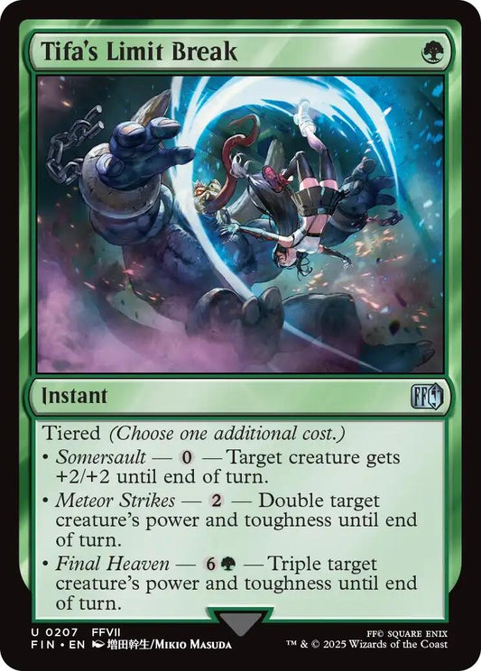 Image for Tifa's Limit Break (207) - Magic: The Gathering