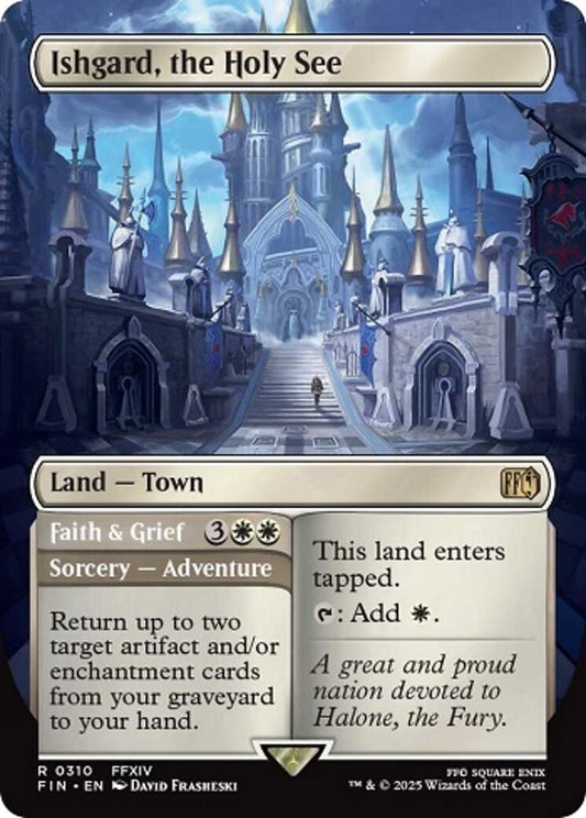 Image for Ishgard, the Holy See (Borderless) (310) - Magic: The Gathering