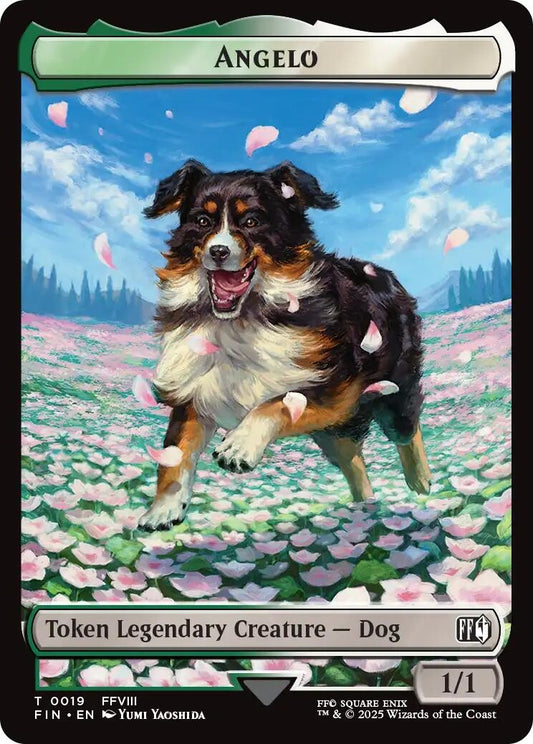Image for Angelo // Darkstar Double-Sided Token (19 // 20) - Magic: The Gathering