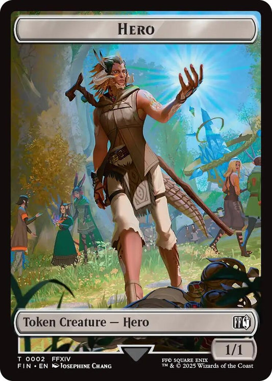 Image for Hero (0002) // Copy (0001) Double-Sided Token (2 // 1) - Magic: The Gathering