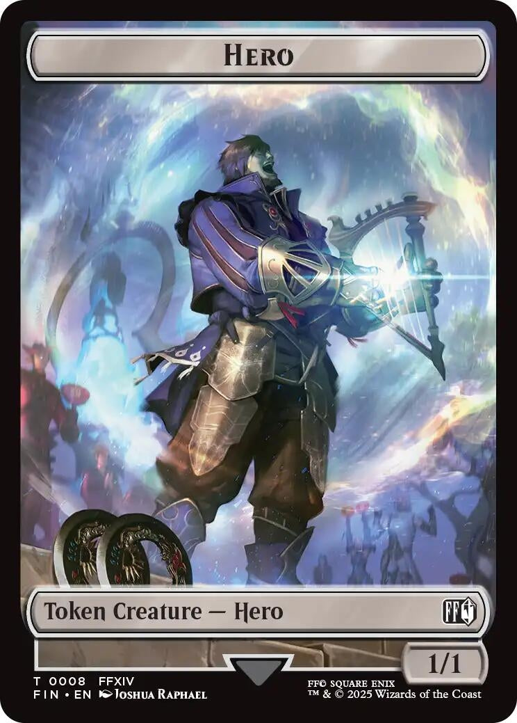 Image for Hero (0008) // Bird (0017) Double-Sided Token (8 // 17) - Magic: The Gathering