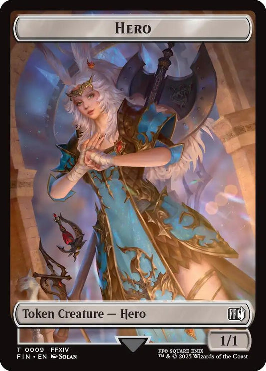 Image for Hero (0009) // Bird (0017) Double-Sided Token (9 // 17) - Magic: The Gathering