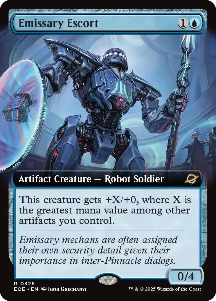 Image for Emissary Escort (Extended Art) (326) - Magic: The Gathering