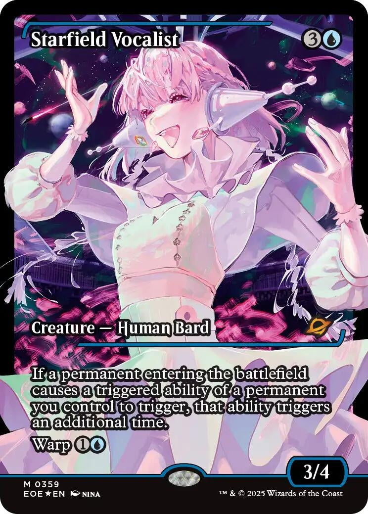 Image for Starfield Vocalist (Showcase) (359) - Magic: The Gathering