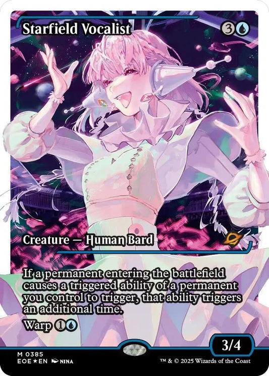 Image for Starfield Vocalist (Showcase) (Fracture Foil) (385) - Magic: The Gathering
