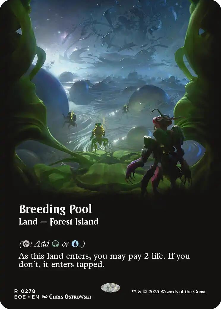 Image for Breeding Pool (Borderless) (278) - Magic: The Gathering