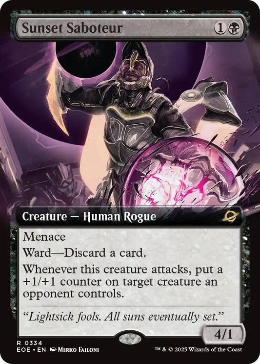 Image for Sunset Saboteur (Extended Art) (334) - Magic: The Gathering
