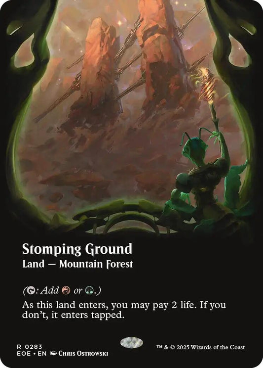 Image for Stomping Ground (Borderless) (283) - Magic: The Gathering